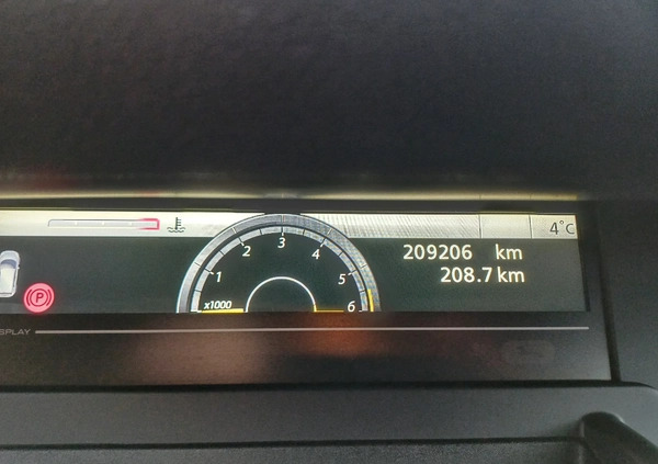 Renault Grand Scenic cena 18500 przebieg: 210000, rok produkcji 2010 z Pieszyce małe 106